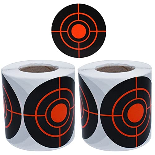 Splatter Target Stickers 2 Rolls Selbstklebende Schießaufkleber Runde Ziel-trainingsaufkleber Schießtrainingszubehör von Luxylei
