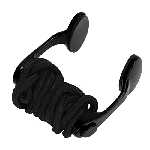 Lybunair Verstellbarer Nasenclip aus Aluminiumlegierung Komfortband zum Tauchen und Schwimmen (Black) von Lybunair