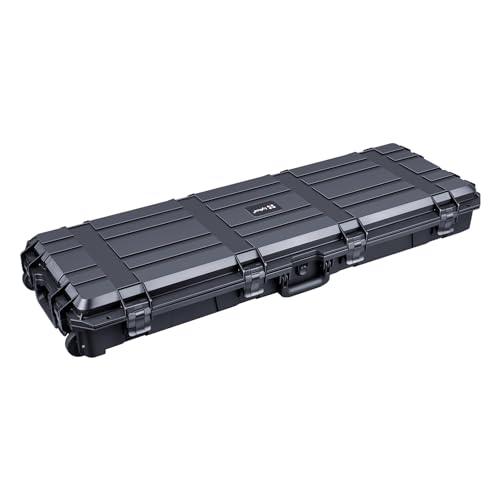 Lykus HC-11010 Wasserdicht Koffer mit anpassbar Rasterschaumstoff, Innengröße 106,8x33,8x13 cm, Passend für Lange schmale Gegenstände von Lykus