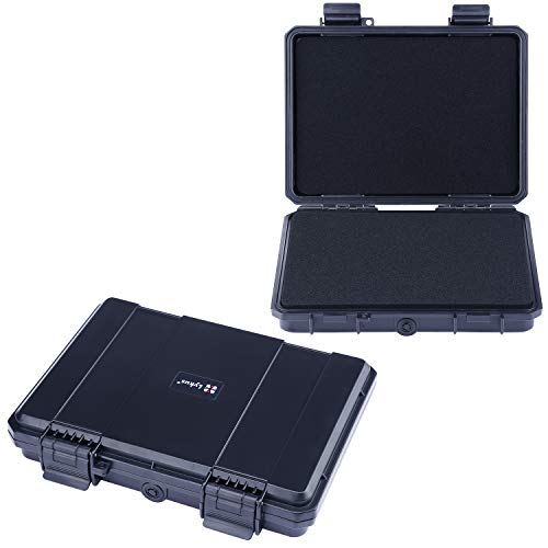 Lykus HC-2110 wasserabweisend Mini Koffer Trockenbox mit anpassbar Schaumstoff, Innengröße 21x15x3.8 cm von Lykus