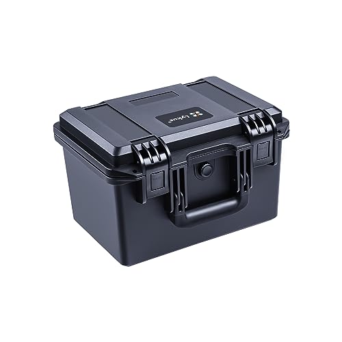 Lykus HC-3020 Wasserdicht Koffer mit anpassbar Rasterschaumstoff, Innengröße 30x20x20 cm, geeignet für Pistole, DSLR Kamera, Objektive und mehr von Lykus