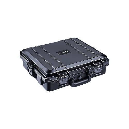 Lykus HC-4110 Wasserdicht Koffer mit Schaumstoff, Innengröße 41x36x13 cm, geeignet für Kamera,Elektronik und mehr von Lykus