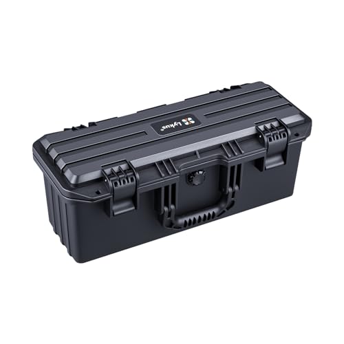 Lykus HC-4230 Wasserdicht Koffer mit anpassbar Rasterschaumstoff, Innengröße 42,7x13,5x17 cm, Passend für Lange schmale Gegenstände von Lykus