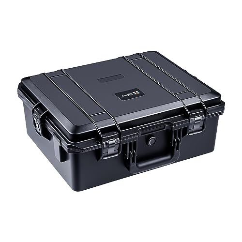 Lykus HC-5020 Großer Wasserdicht Koffer mit Schaumstoff, Innenmaß 50 x 40 x 21 cm, geeignet für elektronische Geräte und mehr von Lykus