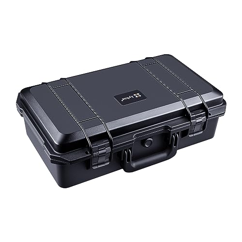 Lykus HC-5110 Großer Wasserdicht Hart Koffer mit Schaumstoff, Innenmaß 51x29x17 cm, geeignet für Pistole,Elektronik und mehr von Lykus