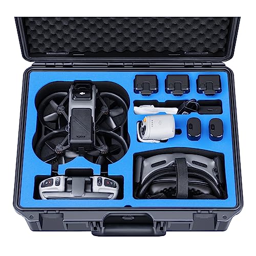 Lykus Titan AT110 Wasserdicht Tasche Koffer Case für DJI Avata, Goggles 2 und FPV-Fernsteuerung, unterstützt bis zu 9 Avata-Akkus und 3 Goggles-Akkus [NUR Koffer] von Lykus