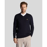 Lyle & Scott Golf V Neck Pullover Strick navy von Lyle & Scott