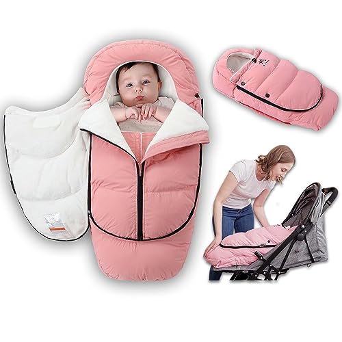 M F Y YI YI Baby Fußsack winter Frühling und Herbst fußsäcke für kinderwagen Doppelschicht fußsack neugeborene angedickt und warm fußsack Schlafsack von M F Y YI YI