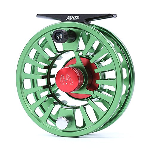 MAXIMUMCATCH Avid Serie Wert Fliegenfischen Rolle-1/3, 3/4, 5/6, 7/8, 9/10wt, 5 Farbe auszuwählen (Grün, 1/3wt) von M MAXIMUMCATCH