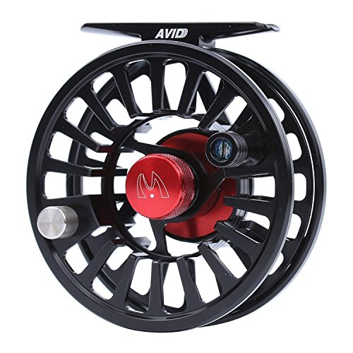 MAXIMUMCATCH Avid Serie Wert Fliegenfischen Rolle-1/3, 3/4, 5/6, 7/8, 9/10wt, 5 Farbe auszuwählen (Mattschwarz, 5/6wt) von M MAXIMUMCATCH