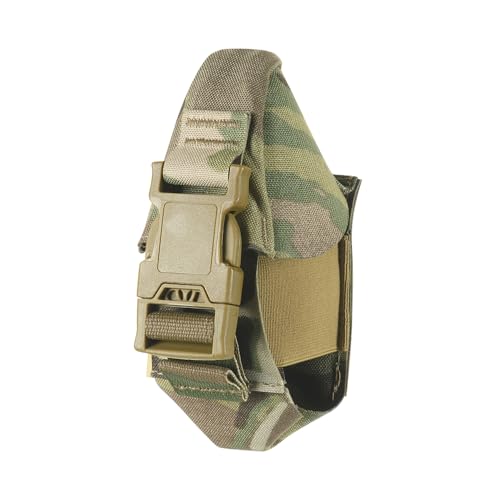 M-Tac Taktische Granatentasche aus Cordura 500D – Militärische MOLLE Pouch für Splittergranaten, Laser Cut System, Outdoor Ausrüstung für Airsoft, Paintball und Bundeswehr, Multicam von M-Tac