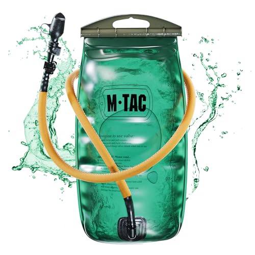 M-Tac Trinkblase, 2 Liter Wasserspeicher für Trinkrucksack, leicht zu reinigen, mit hermetischer Öffnungsisolierung von M-Tac