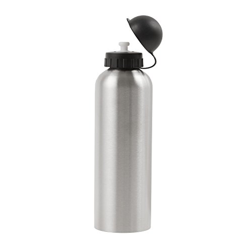 M-WAVE Trinkflasche SBO 750, silver, 750 ml von M-Wave
