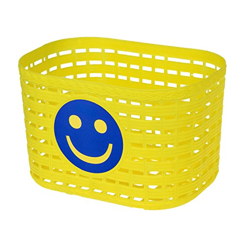 M-Wave Sonstige Kinder CB Kinderkorb Aus Plastik Für Den Lenker Gepäckträger … gelb 20x14x13 cm von M-Wave