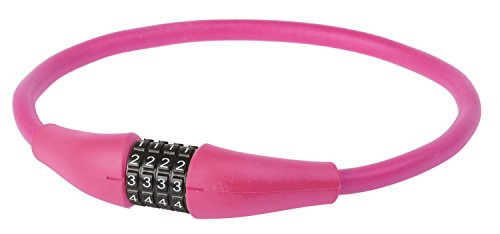 M-Wave D 12.9 MEM Kabelschloss, pink, One Size von M-Wave