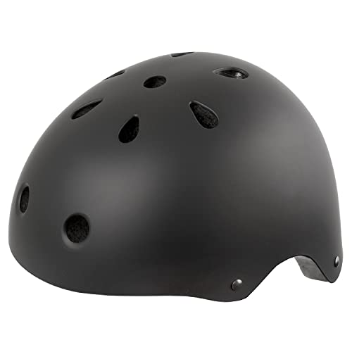 M-Wave Freestyle-Inline-BMX-Outdoor Helm, matt schwarz, L (58-61 cm) von M-Wave