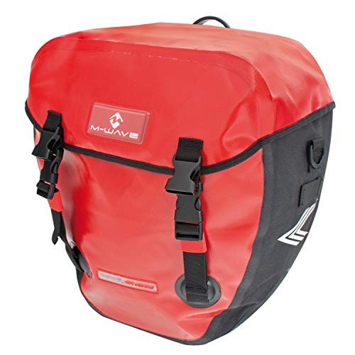 M-Wave Gepäckträgertasche Alberta, red, 2 x 20 l von M-Wave