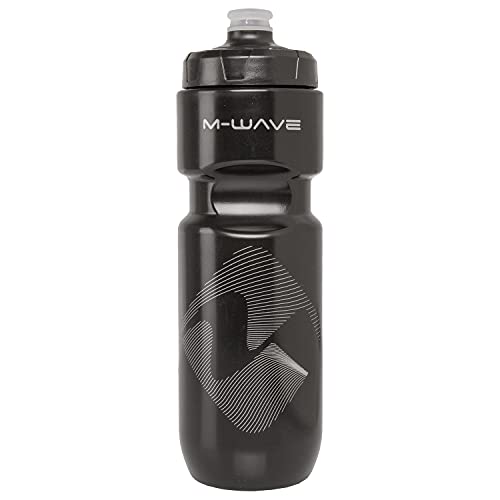 M-Wave PBO 750 Trinkflasche, Hochwertiger Kunststoff, schwarz, 750 ml von M-Wave
