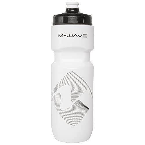 M-Wave PBO 750 Trinkflasche, Hochwertiger Kunststoff, weiß, 750 ml von M-Wave