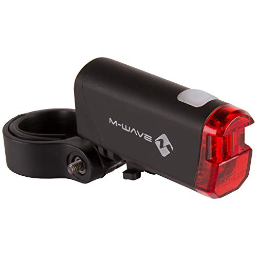 M-Wave Unisex – Erwachsene Helios K 1.1 Batterierücklicht, schwarz/rot von M-Wave