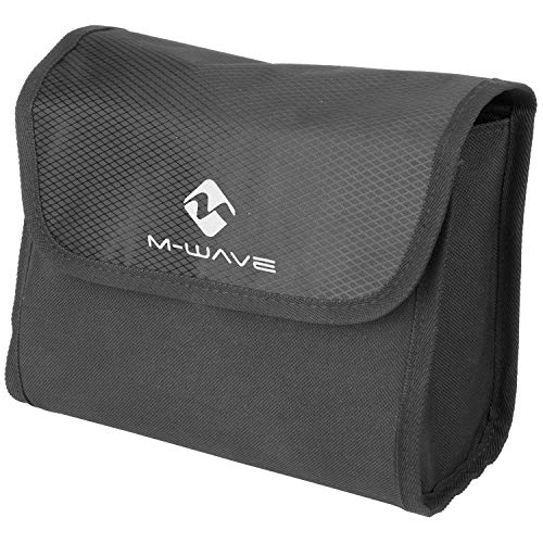 M-Wave Unisex – Erwachsene Utrecht Travel Eco Lenkertasche, Schwarz, 220 x 160 x 100 mm (LxHxW) von M-Wave