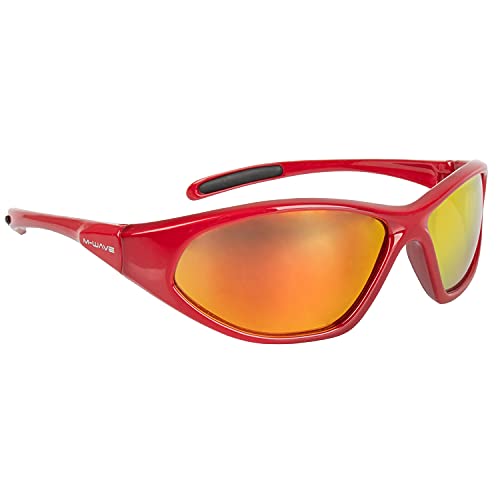 M-Wave Unisex Jugend Rayon Kids Sonnenbrille, Rot, Einheitsgröße von M-Wave