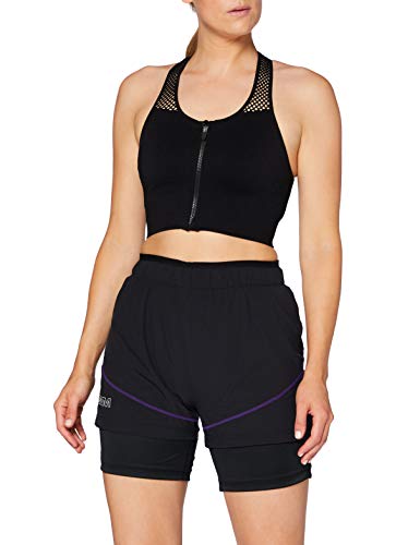 OMM Damen Pace Shorts, schwarz/violett, S von OMM