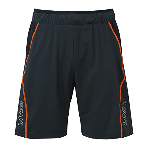 OMM Herren Pace Shorts S schwarz/orange von OMM Original Mountain Marathon