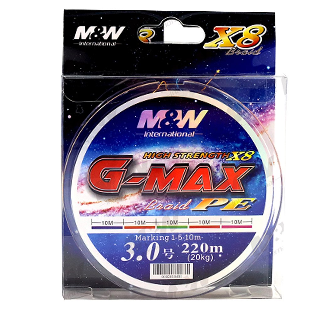 M&w International G-max 300 M Braided Line Golden 0.220 mm von M&w International