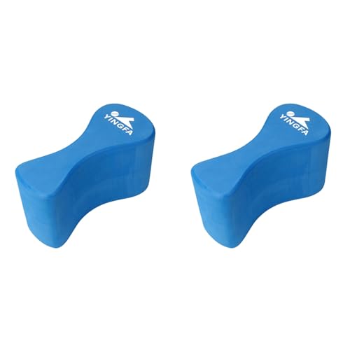 MABSSI 2X Ziehen Buoy Schwimmtrainings Beinschwimmer für Erwachsene und Jugendliche Schwimmbäder und Oberkörperkraft Eva und Frei,Blau von MABSSI