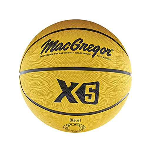 MACGREGOR Basketball, mittlere Größe, Mehrfarbig, gelb, Intermediate von MACGREGOR