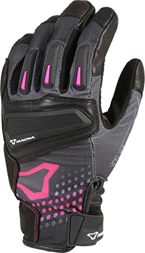 Macna Jugo Damen Motorrad Handschuhe (Pink,XS) von Macna