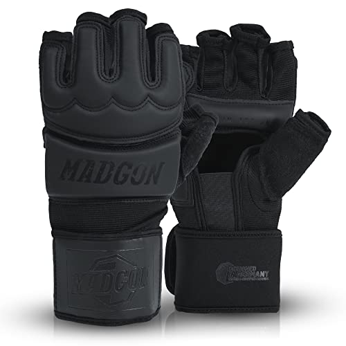 MADGON MMA Handschuhe Profi - professionelle Qualität - hochwertige Konstruktion - Boxen, Training, Sandsack, Boxsack, Freefight, Grappling, Kampfsport - Boxhandschuhe von MADGON