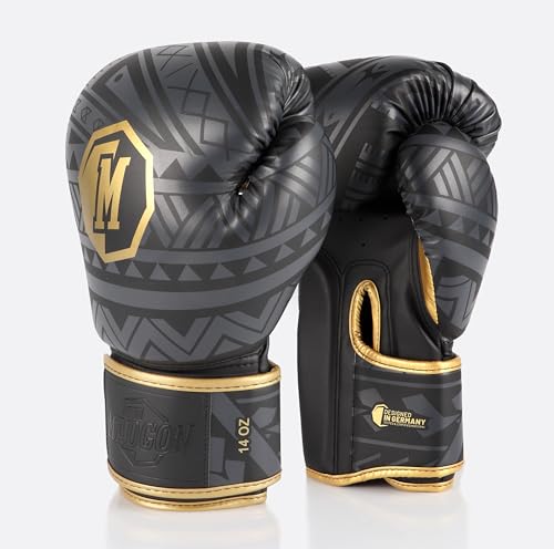 MADGON Premium Boxhandschuhe, Kickboxhandschuhe für Kampfsport, MMA, Sparring, Muay Thai, Boxen für Männer und Frauen von MADGON