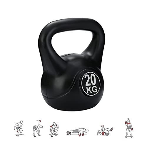 20 kg Kettlebell-Gewicht mit Ergonomischem Griff, Kettlebell-Hantel für Muskeltraining zu Hause und im Fitnessstudio. von MAGIC SELECT