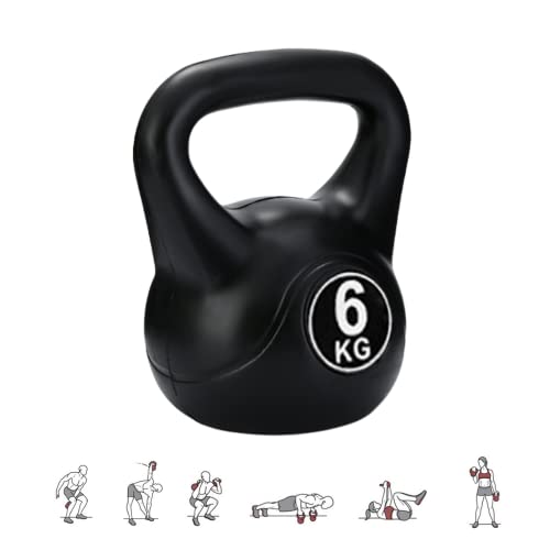 MAGIC SELECT 6 kg Kettlebell-Gewicht mit Ergonomischem Griff, Kettlebell-Hantel für Muskeltraining zu Hause und im Fitnessstudio. von MAGIC SELECT