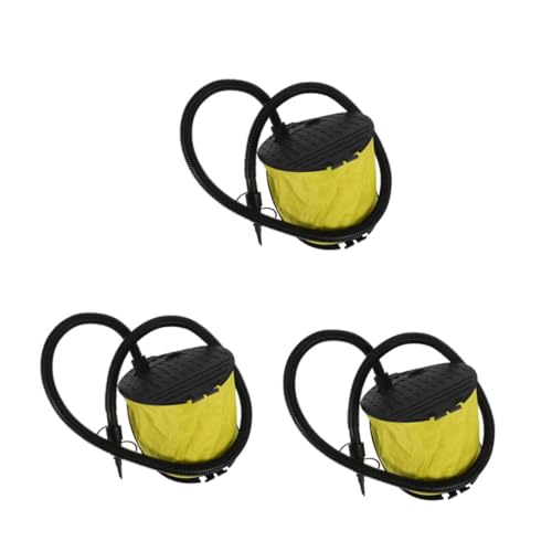 MAGICLULU 3 Stück Blasebalg Fußpumpe Adapter Fußbetriebene Luftpumpe für Luftmatratze Luftbett Camping Kajak Bootsitz Luftkissen Inflator Tragbar ohne Stromversorgung von MAGICLULU