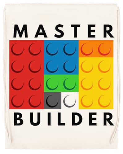 Master Builder Unisex Sporttasche Beige Turnbeutel von MAGITONE