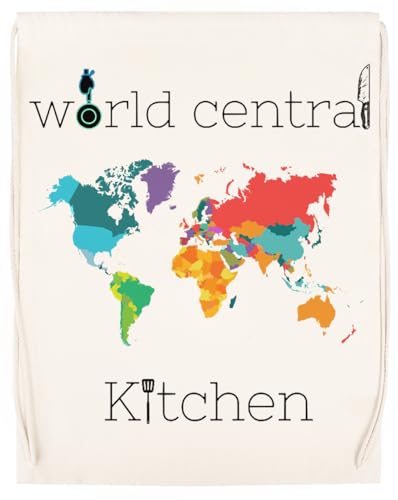 World Central Kitchen Unisex Sporttasche Beige Turnbeutel von MAGITONE