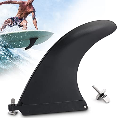 MAJOYLIFE SUP Finnen,Universal Nylon Surfbrett Finne für Longboard Surfboard, Stand Paddle Board,Paddleboards (Schwarz) von MAJOYLIFE