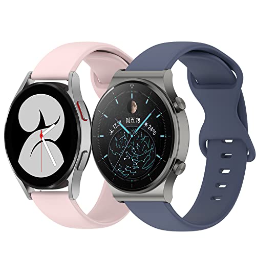 MAKACTUA Armband Kompatible mit Huawei Watch GT3/GT2 Armband 42MM/Samsung Galaxy Watch 4 40mm 44MM/Amazfit GTS 3 Armband und für alle 20 mm Breiten Smartwatch von MAKACTUA