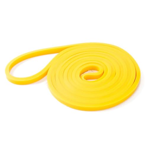 MAKIVI Widerstandsband aus Latex, widerstandsfähig, elastisch, Klimmzüge, Hilfsband, Stärkungsband, 0,64 cm, Gelb von MAKIVI