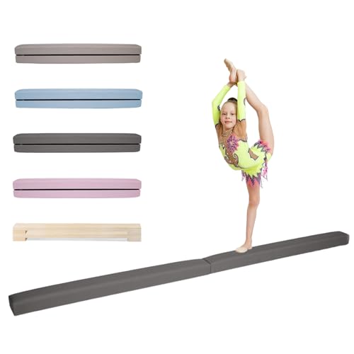 MAMOI® Schwebebalken für zuhause, Balancierbalken für Kinder, Balken Turnen klappbar, Turngeräte Indoor, Balancieren und Turnbalken, Gymnastic bar von MAMOI