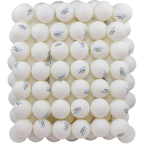 MAPOL Tischtennisbälle, 3 Sterne, Weiß, 100 Stück von MAPOL