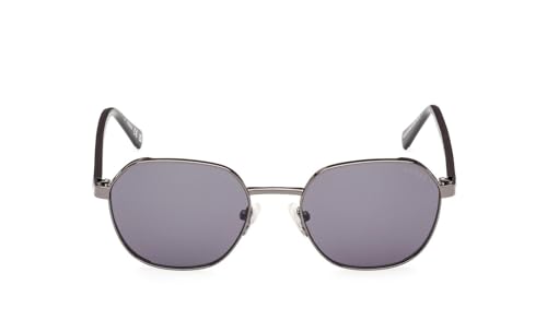 GUESS Herren Gu00116 Brille, glänzend grau (Shiny Gunmetal), Einheitsgröße von GUESS