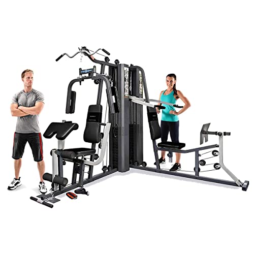 Marcy GS99 Kraftstation Heim-Gym mit Dualgewichtsblock 2 x 65kg für Heim-Fitness-Studio von MARCY