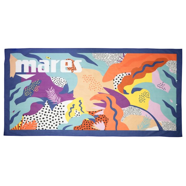 Mares - Seaside Towel - Mikrofaserhandtuch Gr 80 x 160 cm blau von MARES