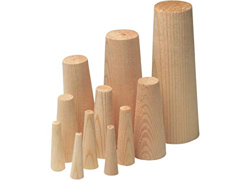 MARETEAM Leckpfropfen aus Holz 10 Stück von 8-38 mm von Mareteam