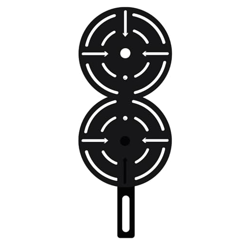 Metal Double Wall Ball Target with Extension Medicine Ball Target Rack Mounted Power Cage Attachments for Strength Endurance Arm Triceps Biceps Workouts von MARLANG
