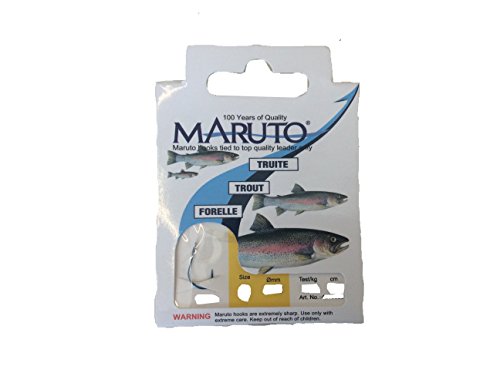 Maruto Forellenhaken Spirolino (200cm) Größe 6 von MARUTO
